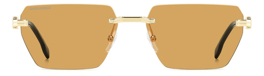 DSQUARED D2 0102/S J5G RECTANGULAR / GOLD