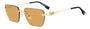 DSQUARED D2 0102/S J5G RECTANGULAR / GOLD