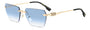 DSQUARED D2 0102/S LKS RECTANGULAR / BLUE