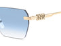 DSQUARED D2 0102/S LKS RECTANGULAR / BLUE
