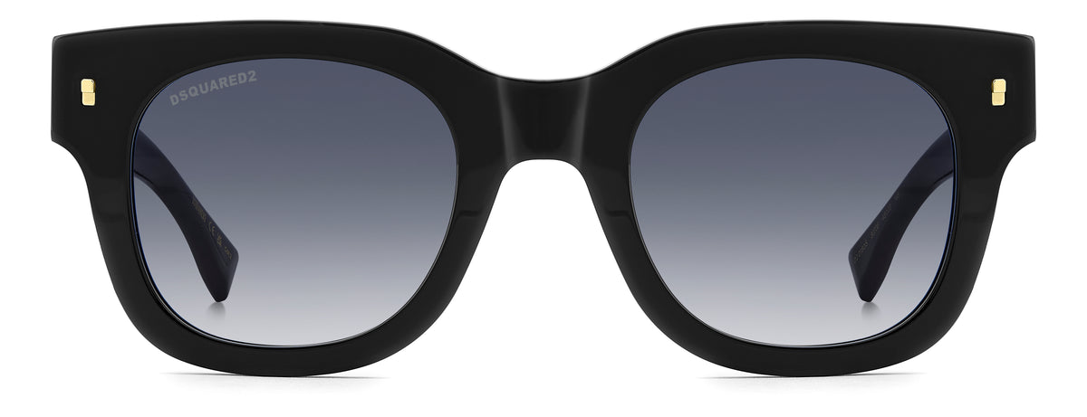 DSQUARED D2 0180/S 807 ROUND / BLACK
