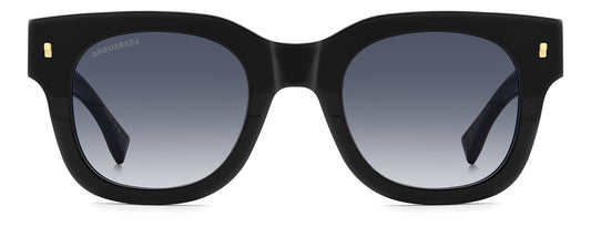 DSQUARED D2 0180/S 807 ROUND / BLACK