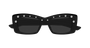 ALEXANDER MCQUEEN AM0526S 5 RECTANGULAR / BLACK
