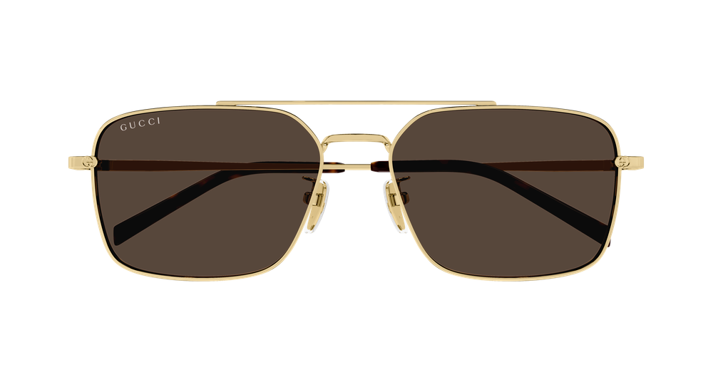 GUCCI GG1957SA 2 RECTANGULAR / GOLD