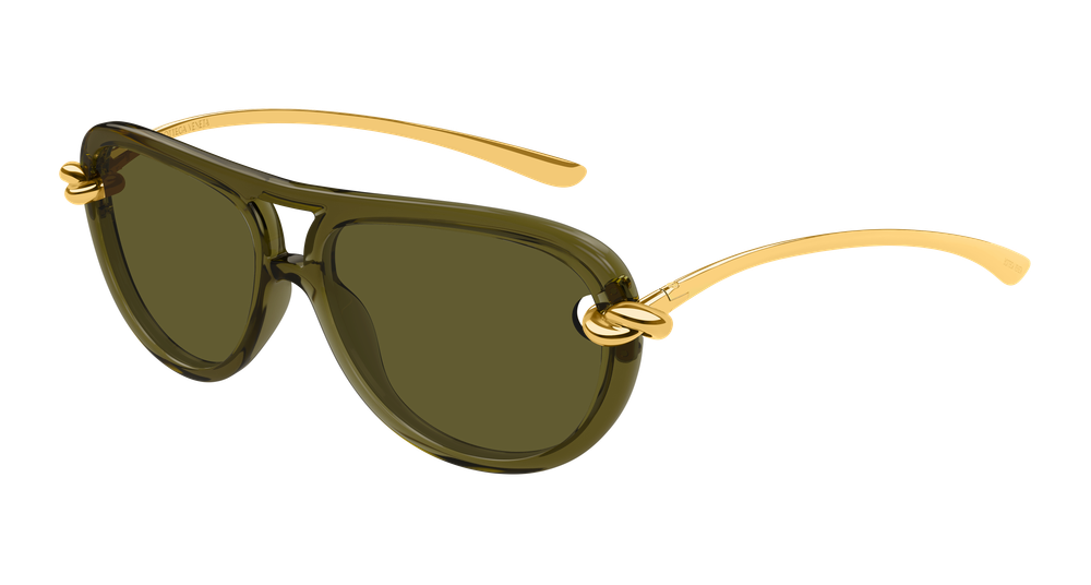 BOTTEGA VENETA BV1418S 3 PILOT / GREEN