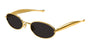 BOTTEGA VENETA BV1386S 1 ROUND / GOLD