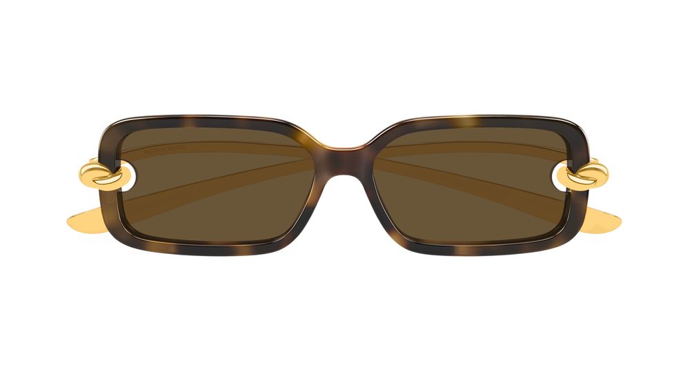 BOTTEGA VENETA BV1439S 2 RECTANGULAR / HAVANA