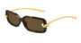BOTTEGA VENETA BV1439S 2 RECTANGULAR / HAVANA