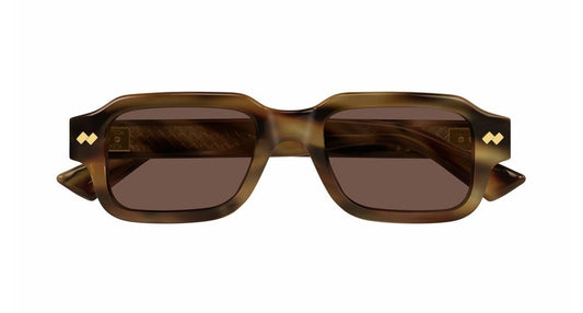 BOTTEGA VENETA BV1442S 2 RECTANGULAR / HAVANA
