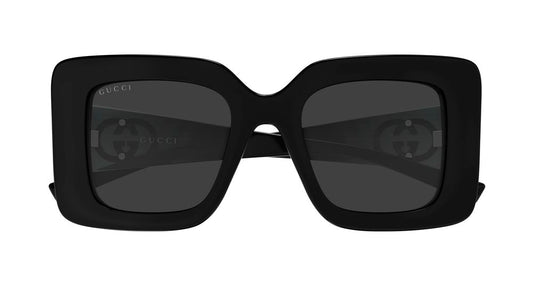 GUCCI GG2025S 1 RECTANGULAR / BLACK