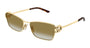 GUCCI GG2045S 3 CAT EYE / GOLD