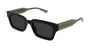 GUCCI GG2069S 1 RECTANGULAR / BLACK