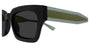 GUCCI GG2069S 1 RECTANGULAR / BLACK