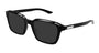 GUCCI GG2078S 1 RECTANGULAR / BLACK