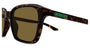 GUCCI GG2078S 2 RECTANGULAR / HAVANA