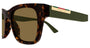 GUCCI GG2089S 1 RECTANGULAR / BLACK