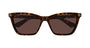 GUCCI GG2111S 2 CAT EYE / HAVANA