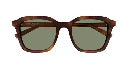 SAINT LAURENT SL 457 8 RECTANGULAR / HAVANA