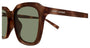 SAINT LAURENT SL 457 8 RECTANGULAR / HAVANA