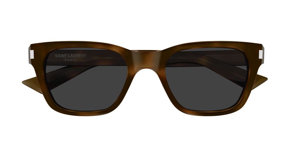 SAINT LAURENT SL 874 3 RECTANGULAR / HAVANA