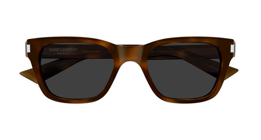 SAINT LAURENT SL 874 3 RECTANGULAR / HAVANA