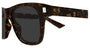 SAINT LAURENT SL 875 2 RECTANGULAR / HAVANA