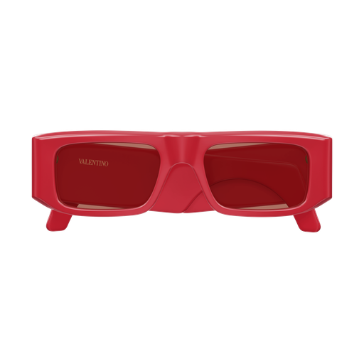 VALENTINO VG0005S 3 RECTANGULAR / RED