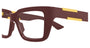BOTTEGA VENETA BV1455O 4 RECTANGULAR / BURGUNDY