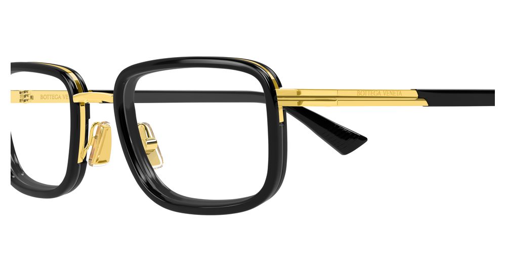 BOTTEGA VENETA BV1464O 5 RECTANGULAR / GOLD