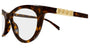 GUCCI GG2034O 2 CAT EYE / HAVANA