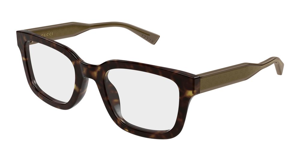 GUCCI GG2071OL 2 RECTANGULAR / HAVANA