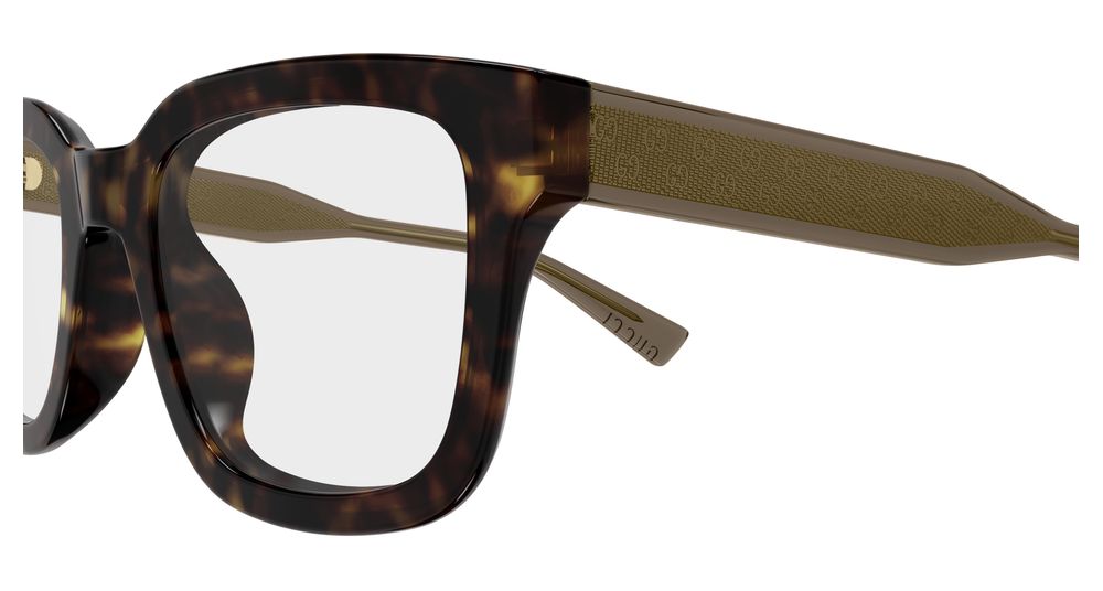 GUCCI GG2071OL 2 RECTANGULAR / HAVANA