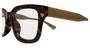GUCCI GG2071OL 2 RECTANGULAR / HAVANA