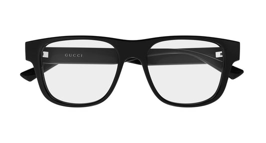 GUCCI GG2086O 5 RECTANGULAR / BLACK