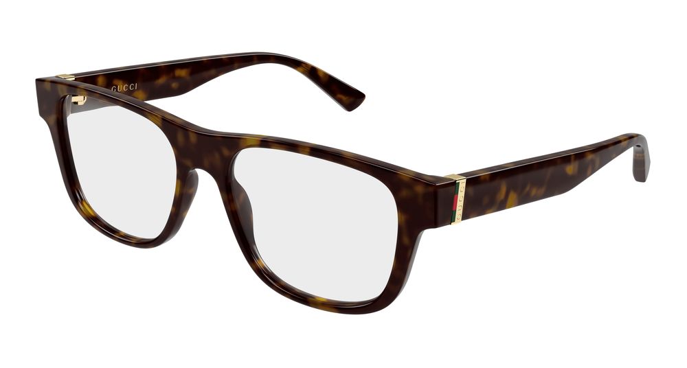 GUCCI GG2086O 6 RECTANGULAR / HAVANA