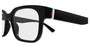 GUCCI GG2087O 5 RECTANGULAR / BLACK
