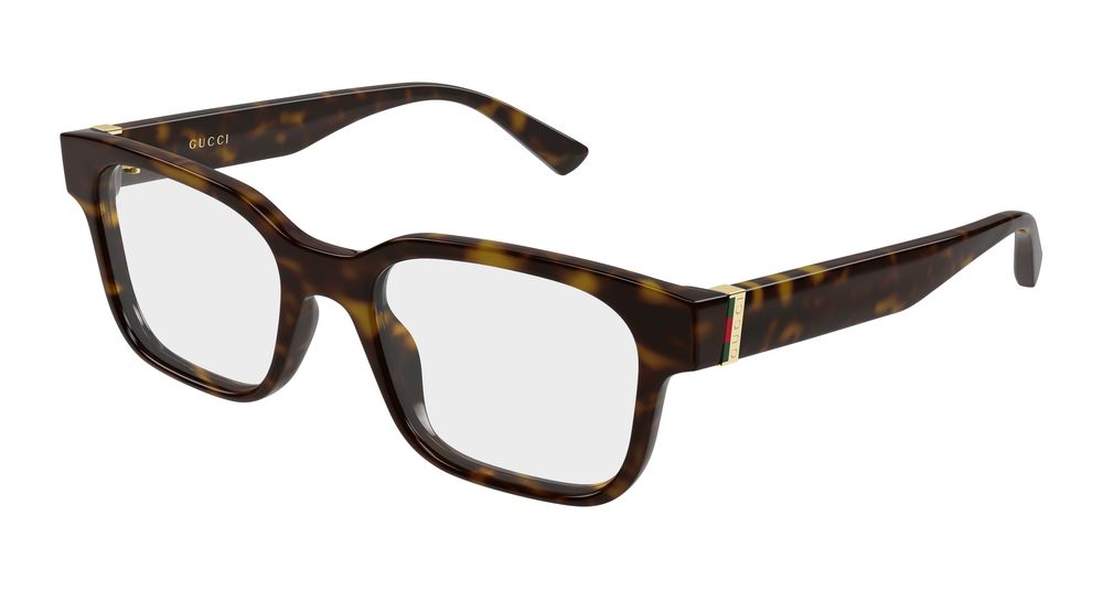 GUCCI GG2087O 6 RECTANGULAR / HAVANA