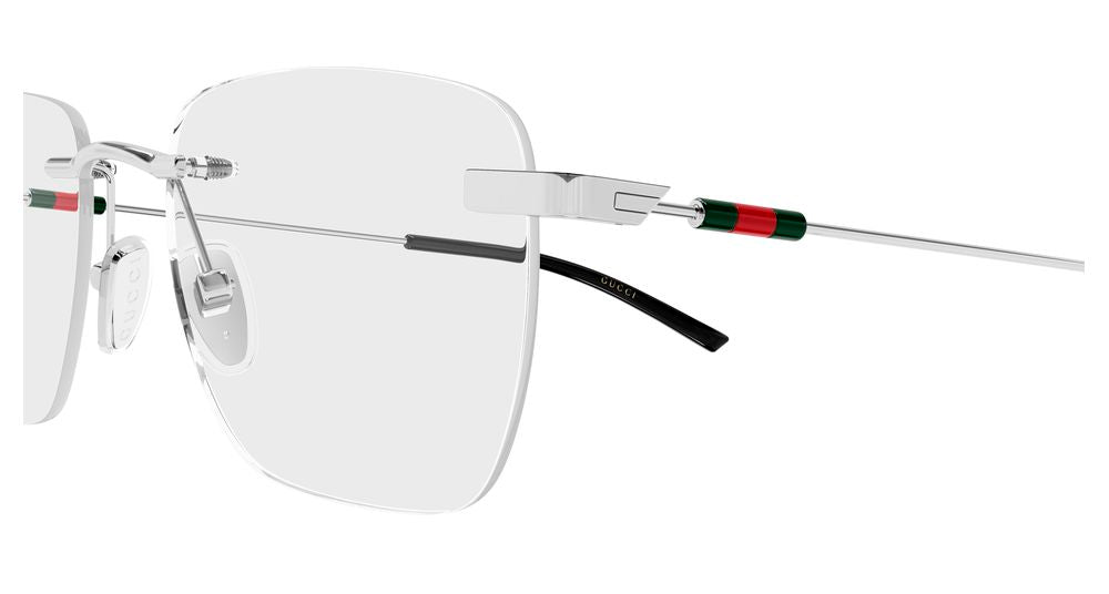 GUCCI GG2099O 1 RECTANGULAR / SILVER