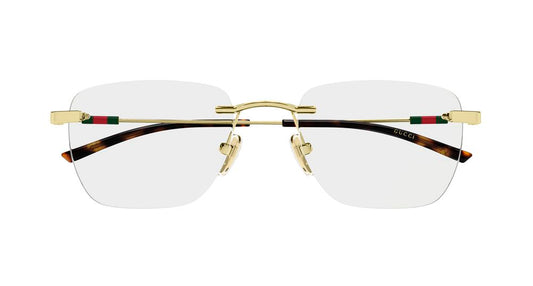 GUCCI GG2099O 2 RECTANGULAR / GOLD