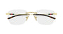 GUCCI GG2099O 2 RECTANGULAR / GOLD