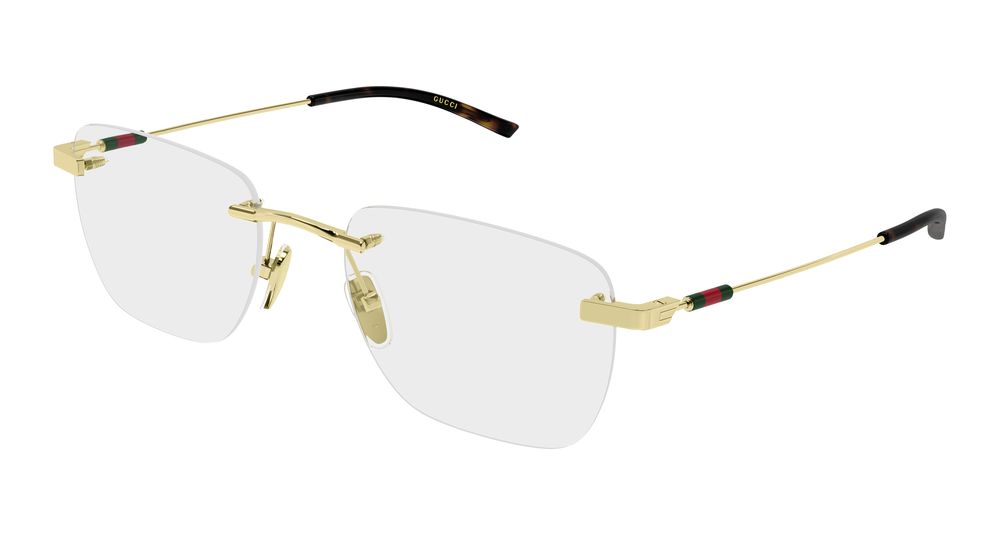 GUCCI GG2099O 2 RECTANGULAR / GOLD