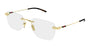 GUCCI GG2099O 2 RECTANGULAR / GOLD