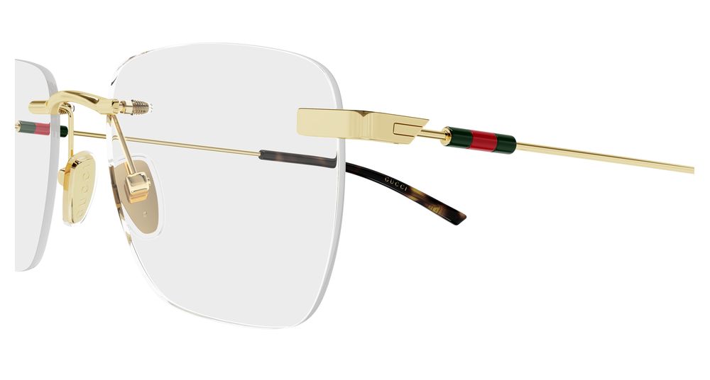 GUCCI GG2099O 2 RECTANGULAR / GOLD