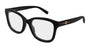 GUCCI GG2104O 1 RECTANGULAR / BLACK