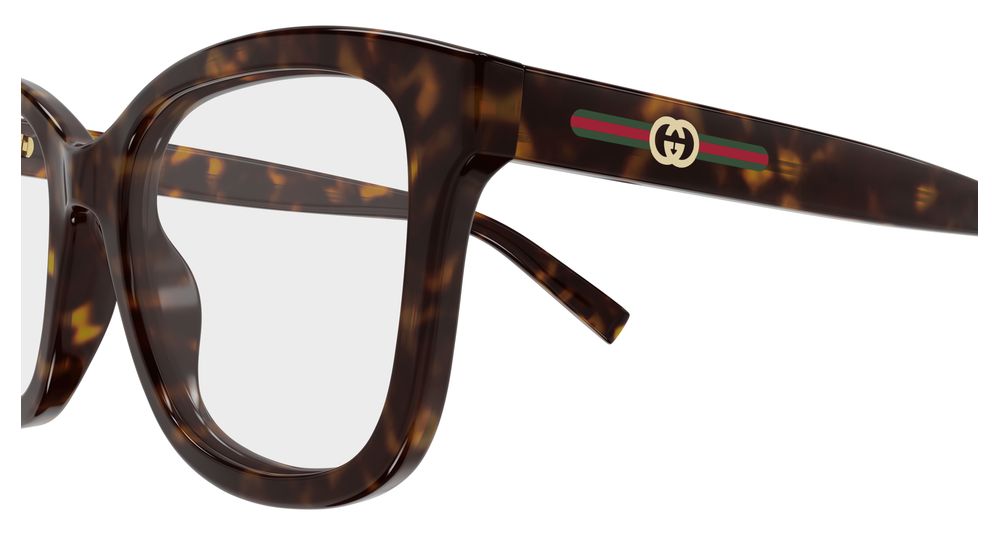 GUCCI GG2104O 2 RECTANGULAR / HAVANA