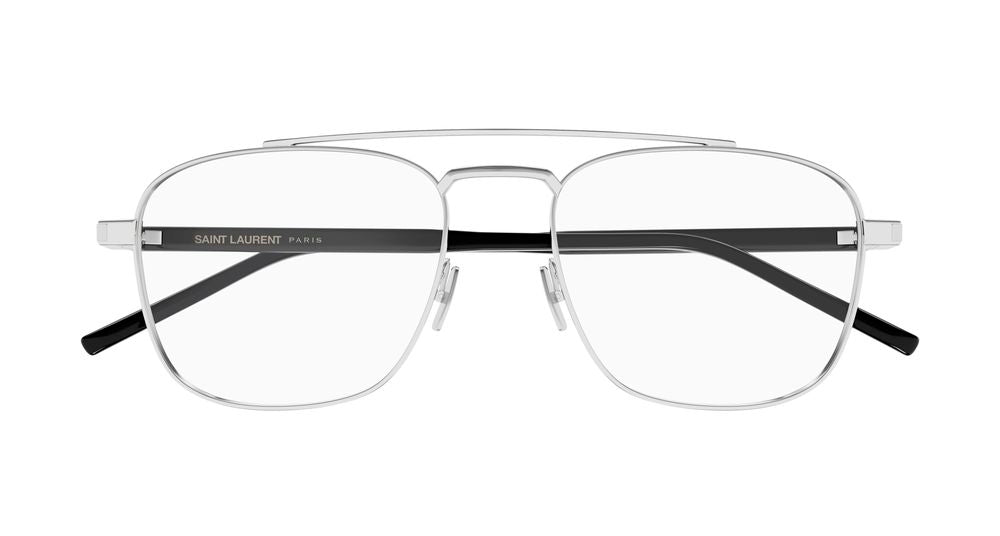 SAINT LAURENT SL 665 OPT 2 PILOT / SILVER