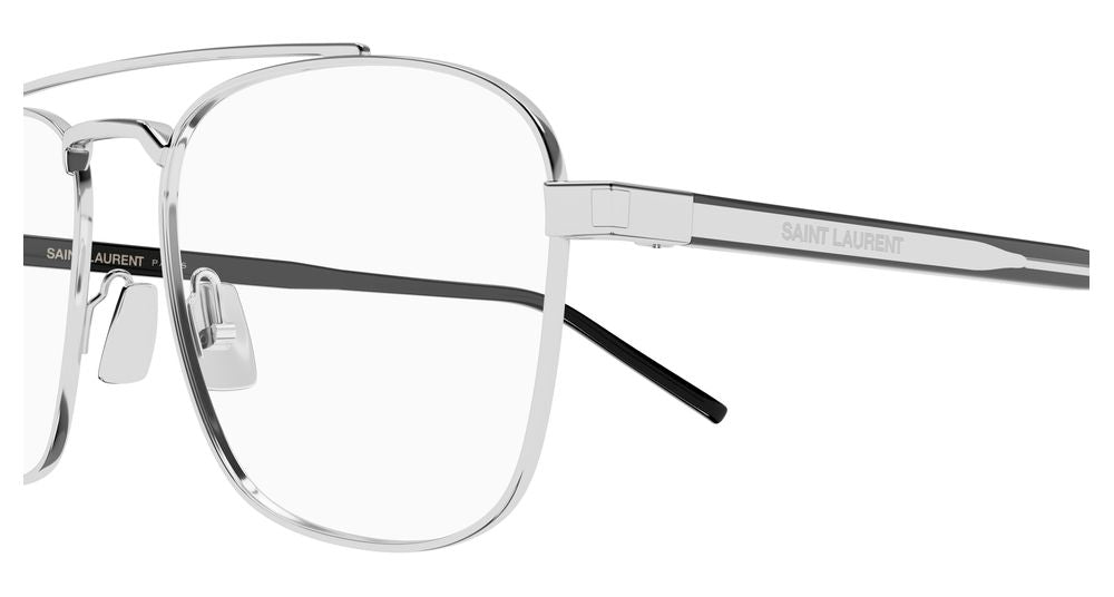 SAINT LAURENT SL 665 OPT 2 PILOT / SILVER