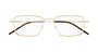 SAINT LAURENT SL 844 3 RECTANGULAR / GOLD
