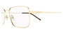 SAINT LAURENT SL 844 3 RECTANGULAR / GOLD
