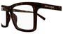 SAINT LAURENT SL 906 2 RECTANGULAR / HAVANA